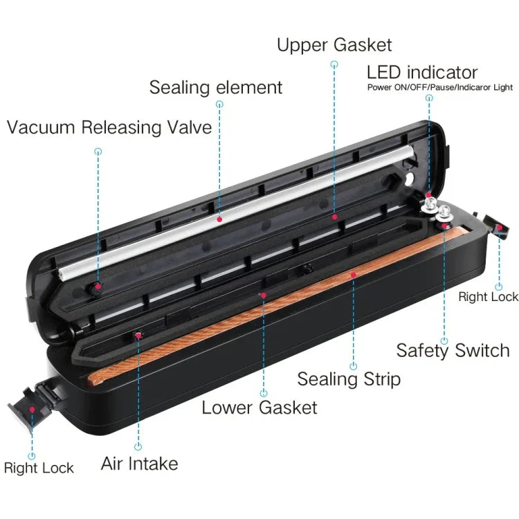 Film à sceller en rouleau PP transparent pour gobelet, Scelleuse sous vide automatique