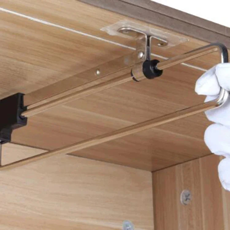 Tringle Télescopique Coulissante pour Armoire (35 cm), 35 cm