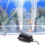 Pompe à air aquarium silencieuse RS-290 220V 3W sortie unique débit réglable pompe à oxygène pour bac à poissons, 3W