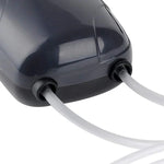 Pompe à air aquarium silencieuse RS-390 220V 5W double sortie débit réglable pompe à oxygène pour bac à poissons, 5W