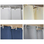 Rideau de Douche en Tissu Polyester Épais, Imperméable et Anti-Moisissure à Texture Nid d'Abeille, Rideaux de Salle de Bain, Taille: 120*180cm, Taille: 120*180cm