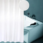 Rideau de Douche en Tissu Polyester Épais, Imperméable et Anti-Moisissure à Texture Nid d'Abeille, Rideaux de Salle de Bain, Taille: 120*180cm, Taille: 120*180cm