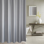 Rideau de douche épais, imperméable et anti-moisissure en tissu polyester texturé nid d'abeille, pour salle de bain, Taille:200*180cm, Taille:200*180cm, Taille:200*180cm