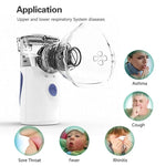 Nébuliseur Ultrasonique Portable Mini Inhalateur Respirateur de Soins de Santé à Domicile Atomiseur pour Enfants, Mini Inhalateur Portable