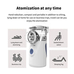 Nébuliseur Ultrasonique Portable Mini Inhalateur Respirateur de Soins de Santé à Domicile Atomiseur pour Enfants, Mini Inhalateur Portable
