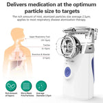 Nébuliseur Ultrasonique Portable Mini Inhalateur Respirateur de Soins de Santé à Domicile Atomiseur pour Enfants, Mini Inhalateur Portable