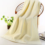 Serviette de bain en pur coton épais et grand, taille : 70 x 140 cm