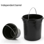 Poubelle à pédale couverte en acier inoxydable ronde et à la mode pour la maison, l'hôtel, le bureau, Taille : 7L, Taille : 7L