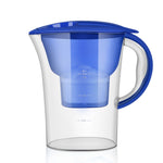 Bouteille d'eau froide portable de 1,3 L avec filtre à charbon actif pour cuisine domestique, 1,3 L (Bleu)