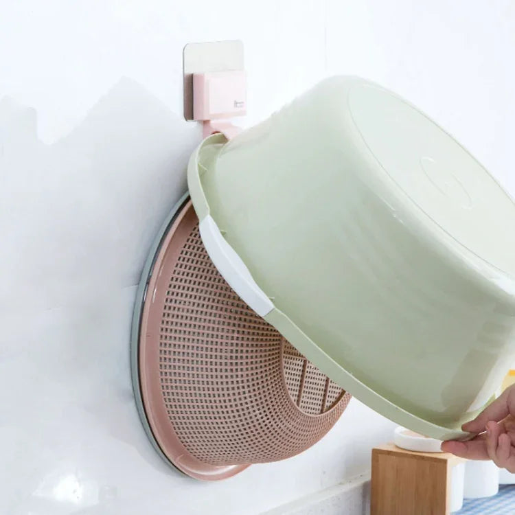 2 crochets muraux créatifs pour salle de bain sans trace