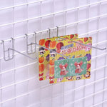 Lot de 10 crochets de grille de supermarché en fer de 3,5 mm, longueur : 5 cm, 3,5 mm 5 cm