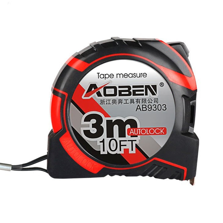 Mètre ruban rétractable Aoben, règle portable, mini mètre ruban, longueur : 3m largeur : 19mm