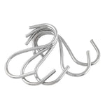 10 crochets métalliques multifonctions en acier inoxydable en forme de S de 2,5mm, Longueur : 5,5cm, 5,5cm