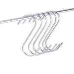 10 crochets métalliques multifonctions en acier inoxydable en forme de S de 3mm, Longueur : 7cm, 7cm