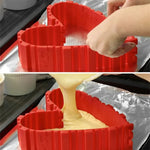 Moule à gâteau en silicone pour pâtisserie DIY, moule à gâteau multi-formes Accessoires de cuisine, 4 moules à gâteau DIY, 4 moules à gâteau DIY