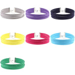 3 colliers de style européen et américain à 6 couches en flanelle, couleur aléatoire, RBXL