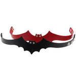 Collier en cuir style chauve-souris populaire, style européen et américain, livraison de couleur aléatoire, 3 pièces