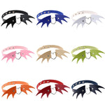 2 colliers ras du cou en cuir style punk européen et américain avec ailes de démon, couleur aléatoire, CBTXXQ