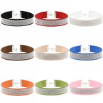 2 colliers ras-de-cou en flanelle tendance avec diamants, style européen et américain, livraison de couleur aléatoire, ZXQ