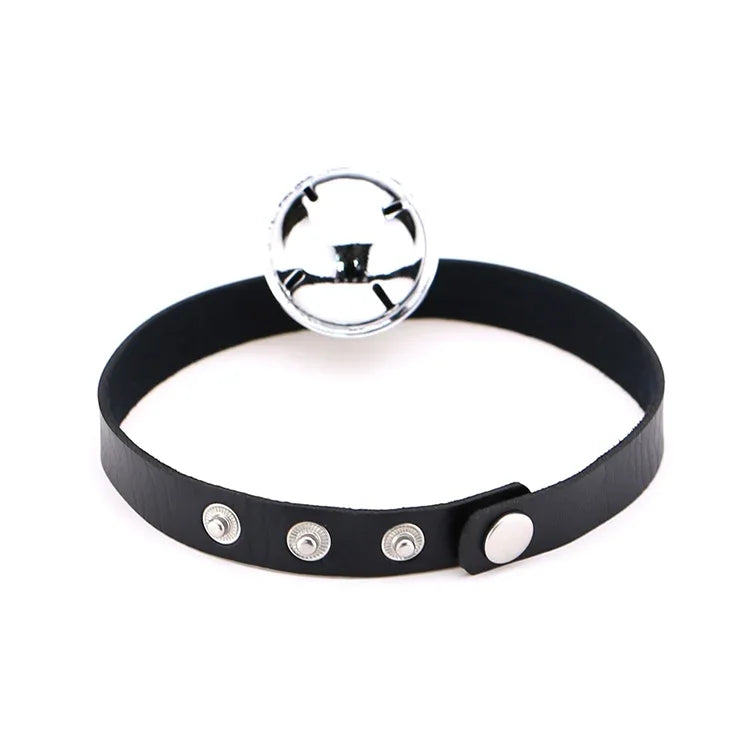 2 colliers ras-du-cou pour femme en cuir style punk japonais avec pendentif clochette, livraison couleur aléatoire, LD01