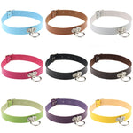 2 colliers ras du cou tendance en cuir style punk Harajuku avec rivets et cadenas en forme de cœur, livraison de couleur aléatoire, MDXQ