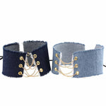 2 colliers ras du cou européens et américains rétro personnalité style punk gothique cow-boy, livraison de couleur aléatoire, NZXL04