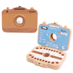 Boîte de conservation de dents de lait en bois créative pour enfants, boîte de rangement pour dents de bébé, HC2455A, HC2455B, HC2455C, HC2455D