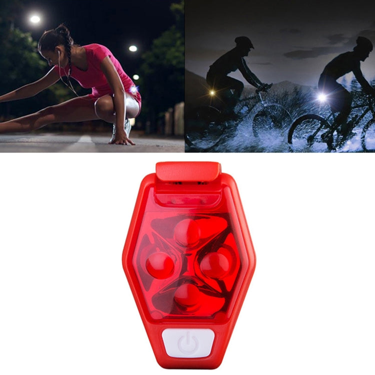 Feu arrière multifonctionnel d'avertissement pour vélo, lumière LED à clip arrière, lumière LED à clip arrière (rouge), lumière LED à clip arrière (blanc), lumière LED à clip arrière (noir), lumière LED à clip arrière (violet)