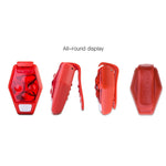 Feu arrière multifonctionnel d'avertissement pour vélo, lumière LED à clip arrière, lumière LED à clip arrière (rouge), lumière LED à clip arrière (blanc), lumière LED à clip arrière (noir), lumière LED à clip arrière (violet)