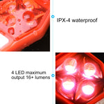 Feu arrière multifonctionnel d'avertissement pour vélo, lumière LED à clip arrière, lumière LED à clip arrière (rouge), lumière LED à clip arrière (blanc), lumière LED à clip arrière (noir), lumière LED à clip arrière (violet)