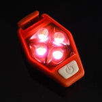 Feu arrière multifonctionnel d'avertissement pour vélo, lumière LED à clip arrière, lumière LED à clip arrière (rouge), lumière LED à clip arrière (blanc), lumière LED à clip arrière (noir), lumière LED à clip arrière (violet)
