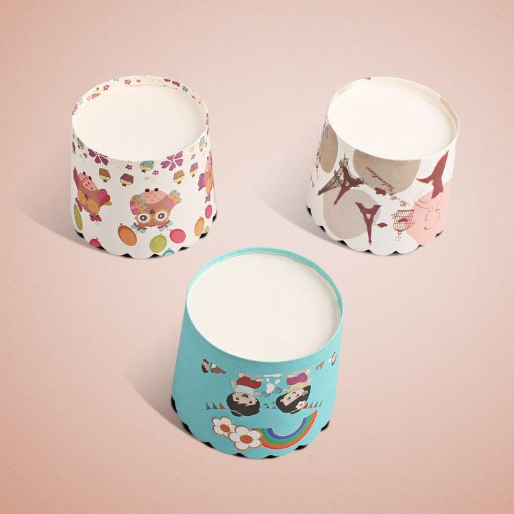24 pièces / paquet de moules à muffins ronds laminés pour gâteaux, moules à cupcakes en chocolat, taille : 7 x 6 x 5,5 cm, livraison couleur aléatoire, 6,8 x 5 x 3,9 cm