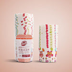 24 pièces / paquet de moules à muffins ronds laminés pour gâteaux, moules à cupcakes en chocolat, taille : 7 x 6 x 5,5 cm, livraison couleur aléatoire, 6,8 x 5 x 3,9 cm