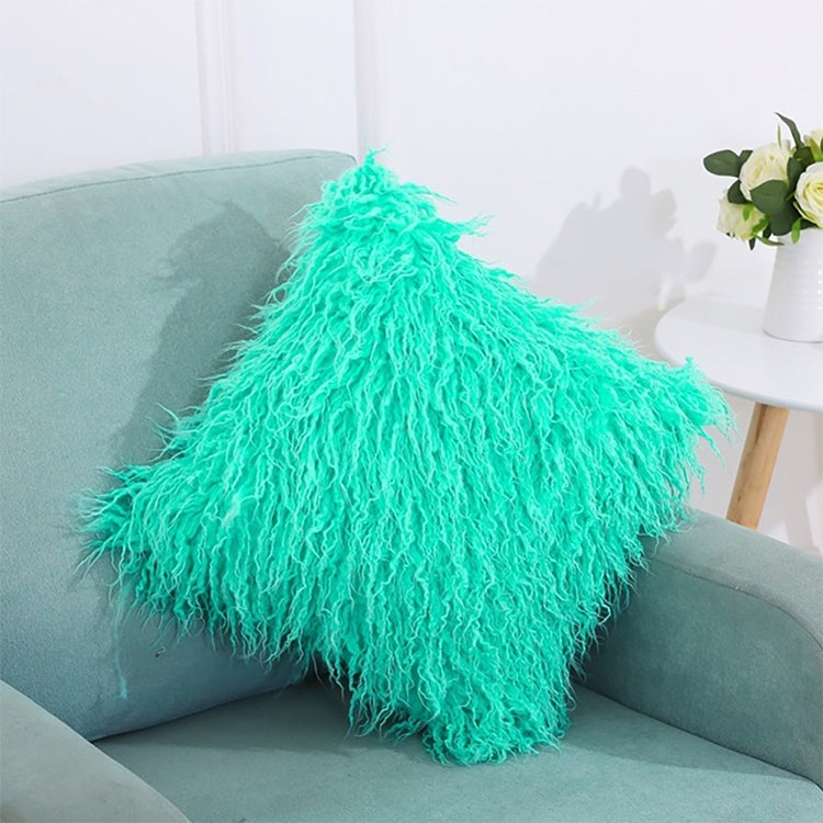 Housse de coussin longue en peluche velours populaire, housse de coussin carrée en fourrure pour la décoration de la maison, de la chambre, taille: 45 x 45 cm