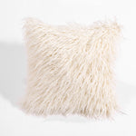 Housse de coussin longue en peluche velours populaire, housse de coussin carrée en fourrure pour la décoration de la maison, de la chambre, taille: 45 x 45 cm