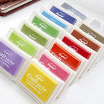 Tampons encreurs d'artisanat pour enfants à base d'huile Hot Chic DIY 15 couleurs, tampon encreur 4