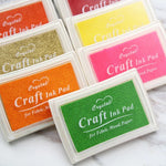 Tampons encreurs d'artisanat pour enfants à base d'huile Hot Chic DIY 15 couleurs, tampon encreur 4