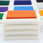 Tampons encreurs d'artisanat pour enfants à base d'huile Hot Chic DIY 15 couleurs, tampon encreur 4