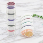 Tampons encreurs en forme de goutte d'eau pour enfants, tampons encreurs colorés pour scrapbooking, livraison de couleurs aléatoires, tampon encreur 2