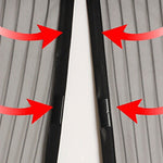 Rideau de porte magnétique anti-moustiques, Dimensions : 210x100cm, Dimensions : 210x100cm (noir), Dimensions : 210x100cm (café), Dimensions : 210x100cm (beige), Dimensions : 210x100cm (blanc)