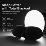 Masque de Sommeil Portable 3D avec Ombrage, Cache-Œil Reposant, Masque de Sommeil Mignon pour Femme