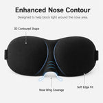 Masque de Sommeil Portable 3D avec Ombrage, Cache-Œil Reposant, Masque de Sommeil Mignon pour Femme
