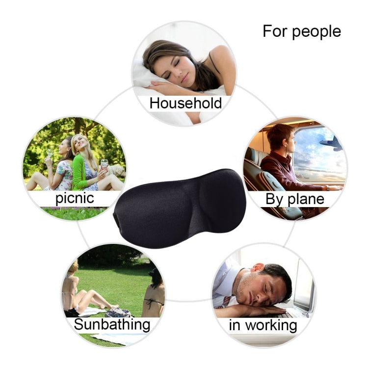 Masque de Sommeil Portable 3D avec Ombrage, Cache-Œil Reposant, Masque de Sommeil Mignon pour Femme