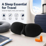 Masque de Sommeil Portable 3D avec Ombrage, Cache-Œil Reposant, Masque de Sommeil Mignon pour Femme