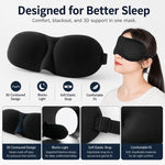 Masque de Sommeil Portable 3D avec Ombrage, Cache-Œil Reposant, Masque de Sommeil Mignon pour Femme