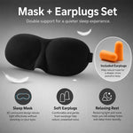 Masque de Sommeil Portable 3D avec Ombrage, Cache-Œil Reposant, Masque de Sommeil Mignon pour Femme
