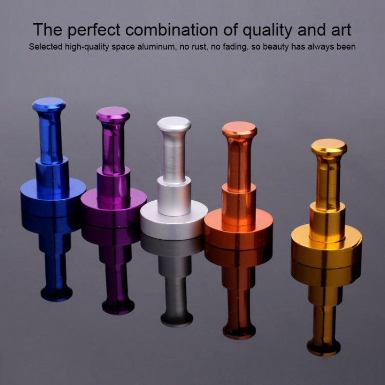 Patère ronde en aluminium spatial coloré Personnalité Couleur unique Crochet de cuisine sans rouille