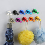 Patère ronde en aluminium spatial coloré Personnalité Couleur unique Crochet de cuisine sans rouille