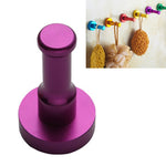 Patère ronde en aluminium spatial coloré Personnalité Couleur unique Crochet de cuisine sans rouille