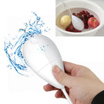Mini nettoyeur à ultrasons portable pour vêtements / légumes / fruits, style goutte d'eau